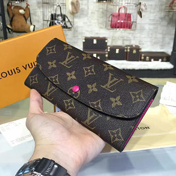  louis vuitton emilie wallet CohotBag  fuchsia 3575