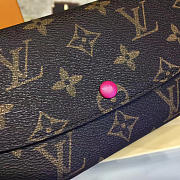  louis vuitton emilie wallet CohotBag  fuchsia 3575 - 3