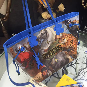 CohotBag louis vuitton masters neverfull blue 3711