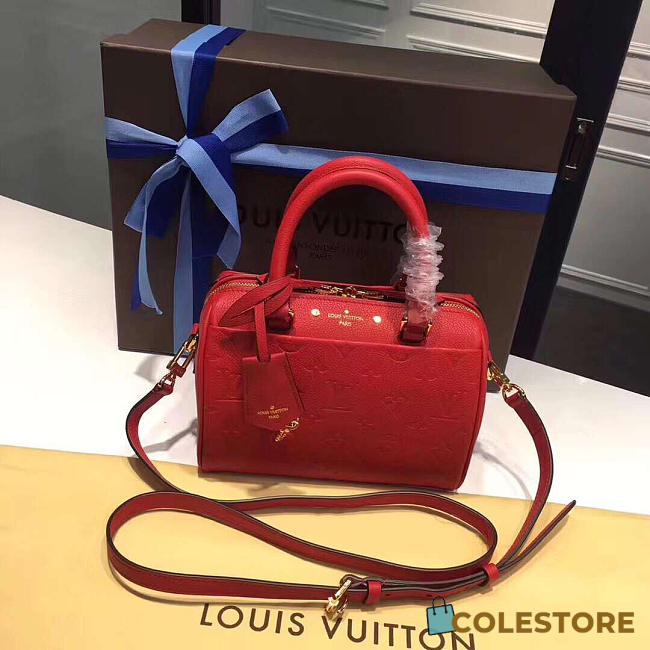 Louis Vuitton Speedy 20 Red 3816 - 1
