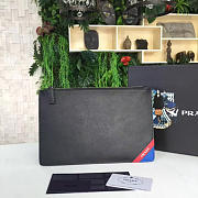 Prada Leather Clutch Bag 4186 - 2