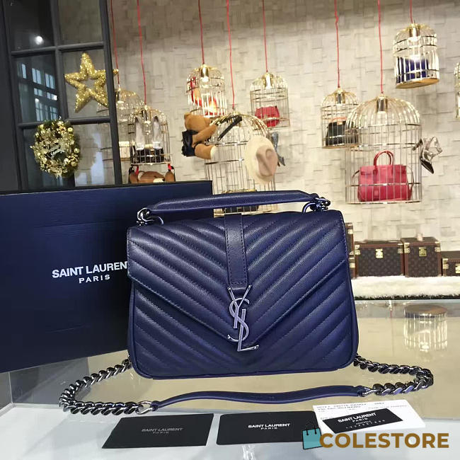 YSL Monogram College Blue 4793 - 1