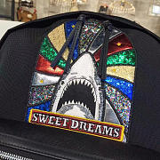YSL Monogram Backpack Shark Black 4796 - 6