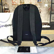 YSL Monogram Backpack Shark Black 4796 - 4