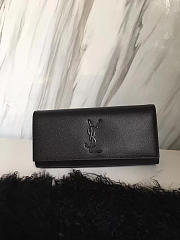 YSL Monogram Kate Clutch Grain De Poudre Embossed Leather 4956 - 1