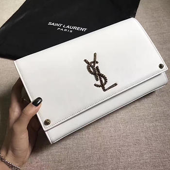 YSL Monogram Kate White 4964