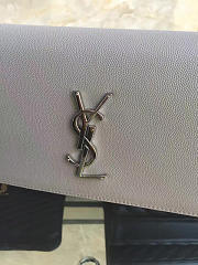 YSL Monogram Kate Clutch Grain De Poudre Embossed Leather 4967 - 4