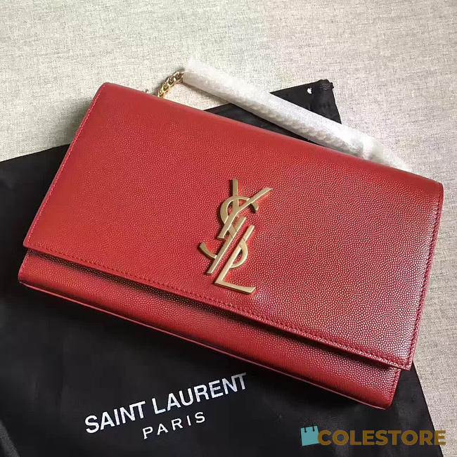 YSL Monogram Kate In Grain De Poudre Embossed Leather 4970 - 1