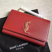 YSL Monogram Kate In Grain De Poudre Embossed Leather 4970 - 1