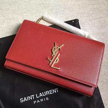 YSL Monogram Kate In Grain De Poudre Embossed Leather 4970