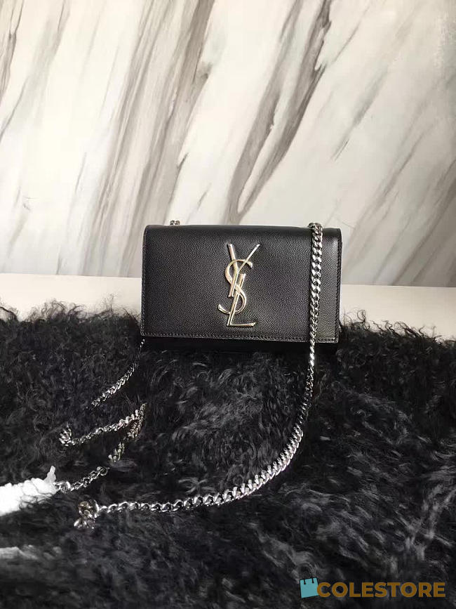 YSL Monogram Kate Grain De Poudre Embossed Leather 4989 - 1