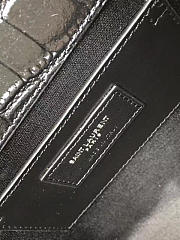YSL Monogram Kate Sliver Tassel In Embossed Cocodile Shiny Leather 5033 - 2