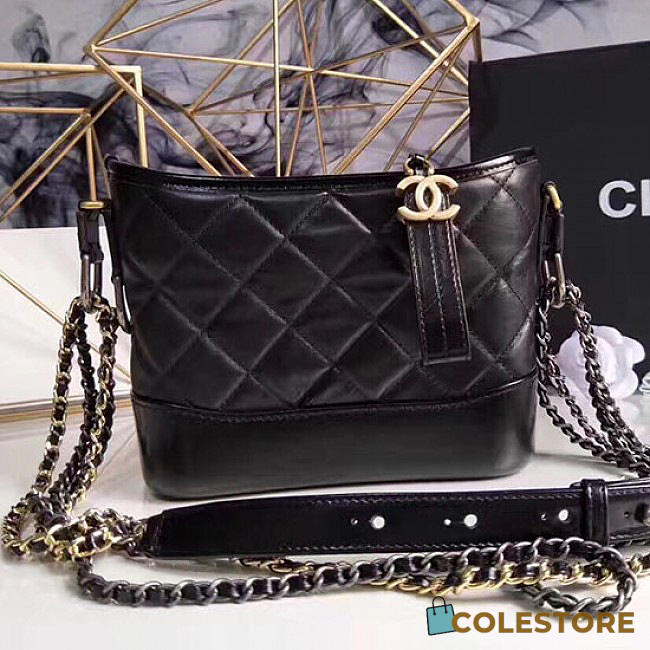 Chanel's Gabrielle Small Hobo Bagblack A91810 VS06725 - 1