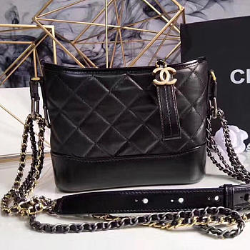 Chanel's Gabrielle Small Hobo Bagblack A91810 VS06725