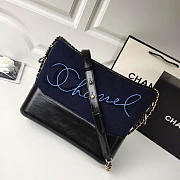 Chanel's Gabrielle Large Hobo Bag Blue - 1