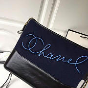 Chanel's Gabrielle Large Hobo Bag Blue - 2