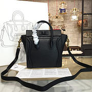 Celine Nano Leather Shoulder Bag Z1032 - 4