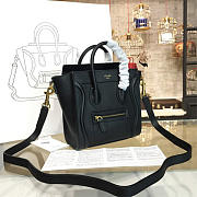 Celine Nano Leather Shoulder Bag Z1032 - 2
