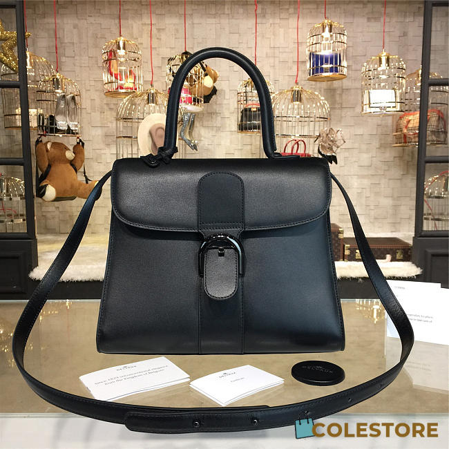 Delvaux Mini Brillant Satchel Black 1524 - 1