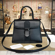 Delvaux Mini Brillant Satchel Black 1524 - 1