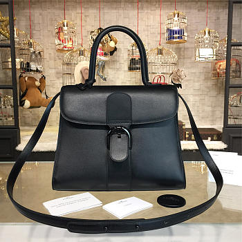 Delvaux Mini Brillant Satchel Black 1524