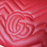 Gucci GG Mermont Wallet Chain in Red 20x4x14.5 cm - 5