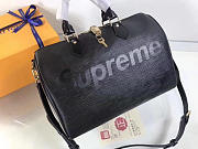 Louis Vuitton Supreme Hand Bag Black M40432 - 3