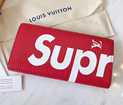 Louis Vuitton Supreme Wallet Red 3179 - 2