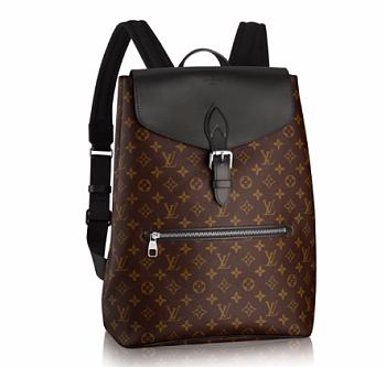 CohotBag lv palk monogram macassar canvas backpack m40637 black