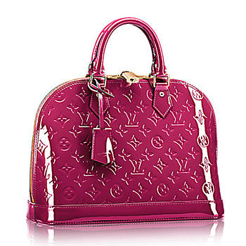 Louis Vuitton Alma Pm Hornskin Monogram Vernis Leather M50561