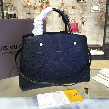CohotBag Louis Vuitton Montaigne MM noir 33cm