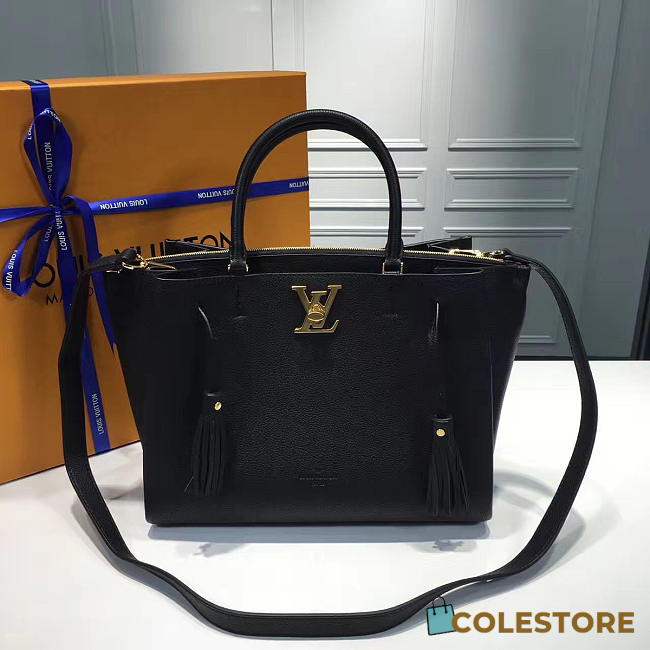 Louis Vuitton Lockme Black Noir 3637 - 1