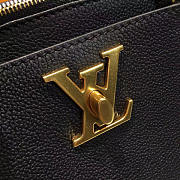 Louis Vuitton Lockme Black Noir 3637 - 5