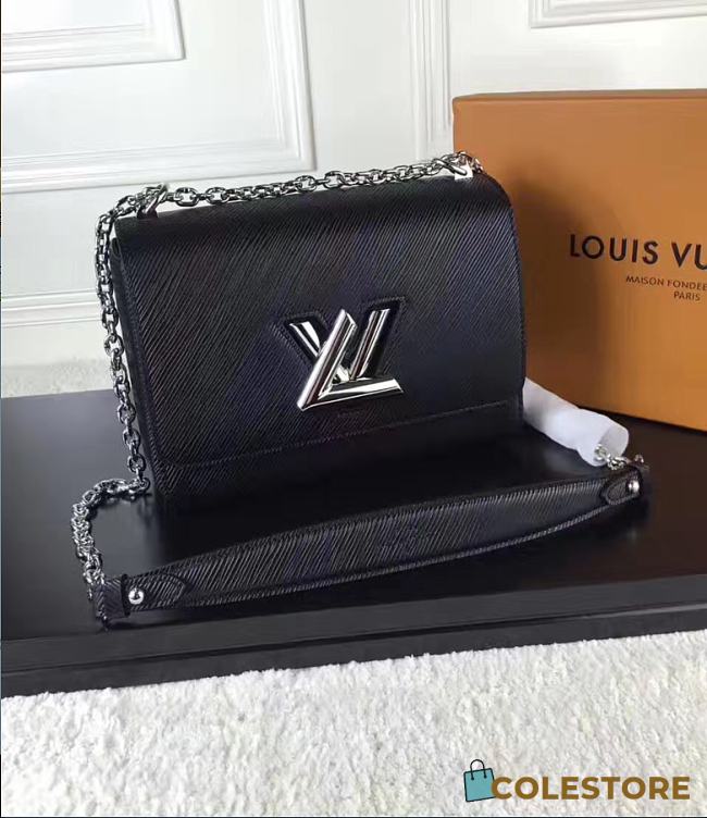 Louis Vuitton Twist Black Mm Noir M3682 - 1