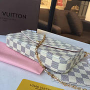 Louis Vuitton Pochette Felicie Damier Azur Canvas 3704 - 4