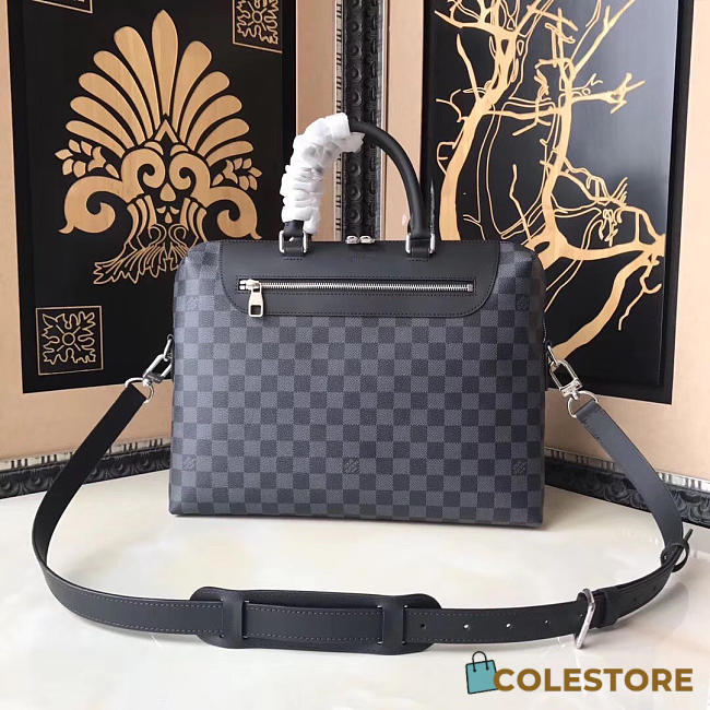 Louis Vuitton Porte Documents  Jour Damier Cobalt Canvas 3834 - 1