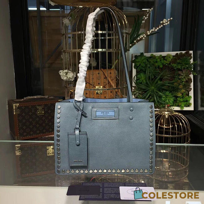 Prada Etiquette Bag Blue - 1