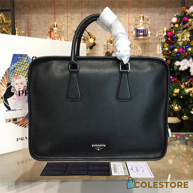 Prada Leather Briefcase 4215 - 1
