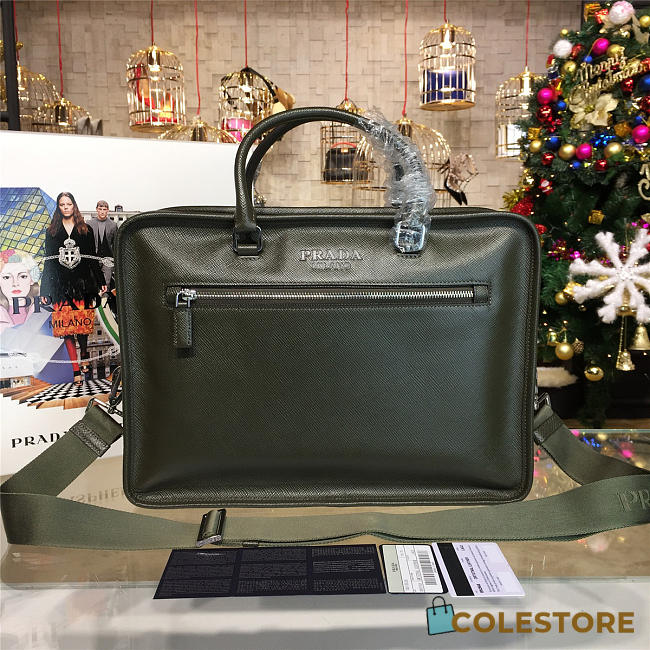 Prada Leather Briefcase 4234 - 1