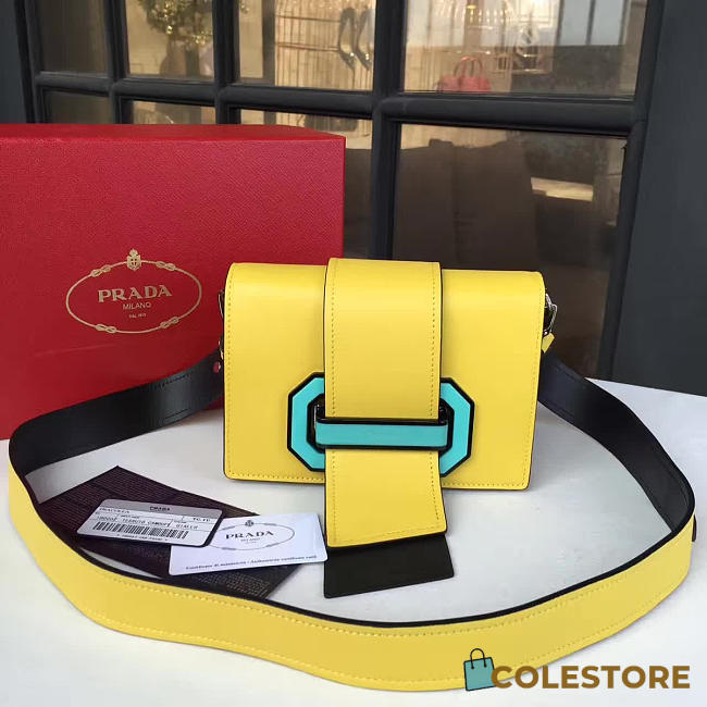 Prada Plex Ribbon In Yellow Bright  4267 - 1