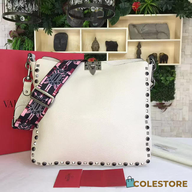 Valentino Rockstud Rolling Shoulder Bag 4429 - 1