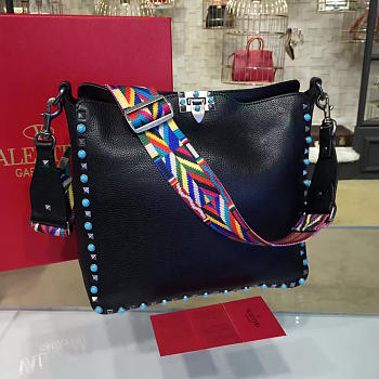 Valentino Rockstud Rolling Shoulder Bag 4570