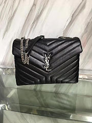 Colestore YSL Medium Loulou Bag Black 4955 32cm x 22cm x 11cm - 1