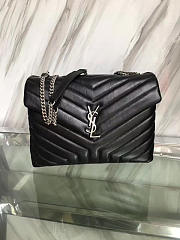 Colestore YSL Medium Loulou Bag Black 4955 32cm x 22cm x 11cm - 6