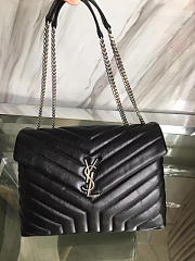Colestore YSL Medium Loulou Bag Black 4955 32cm x 22cm x 11cm - 5