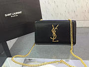 YSL Monogram Kate Grain De Poudre Embossed Leather 4986 - 1