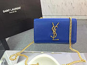YSL Monogram Kate Grain De Poudre Embossed Leather 4987 - 1