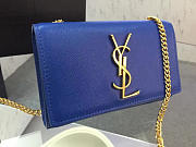 YSL Monogram Kate Grain De Poudre Embossed Leather 4987 - 6