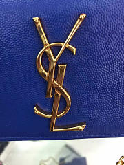 YSL Monogram Kate Grain De Poudre Embossed Leather 4987 - 5