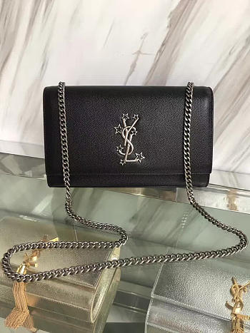 YSL Monogram Kate Grain De Poudre Embossed Leather 4996